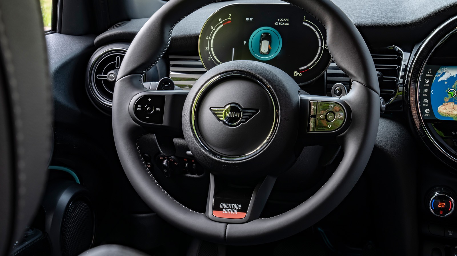 나파 가죽 스티어링 휠.